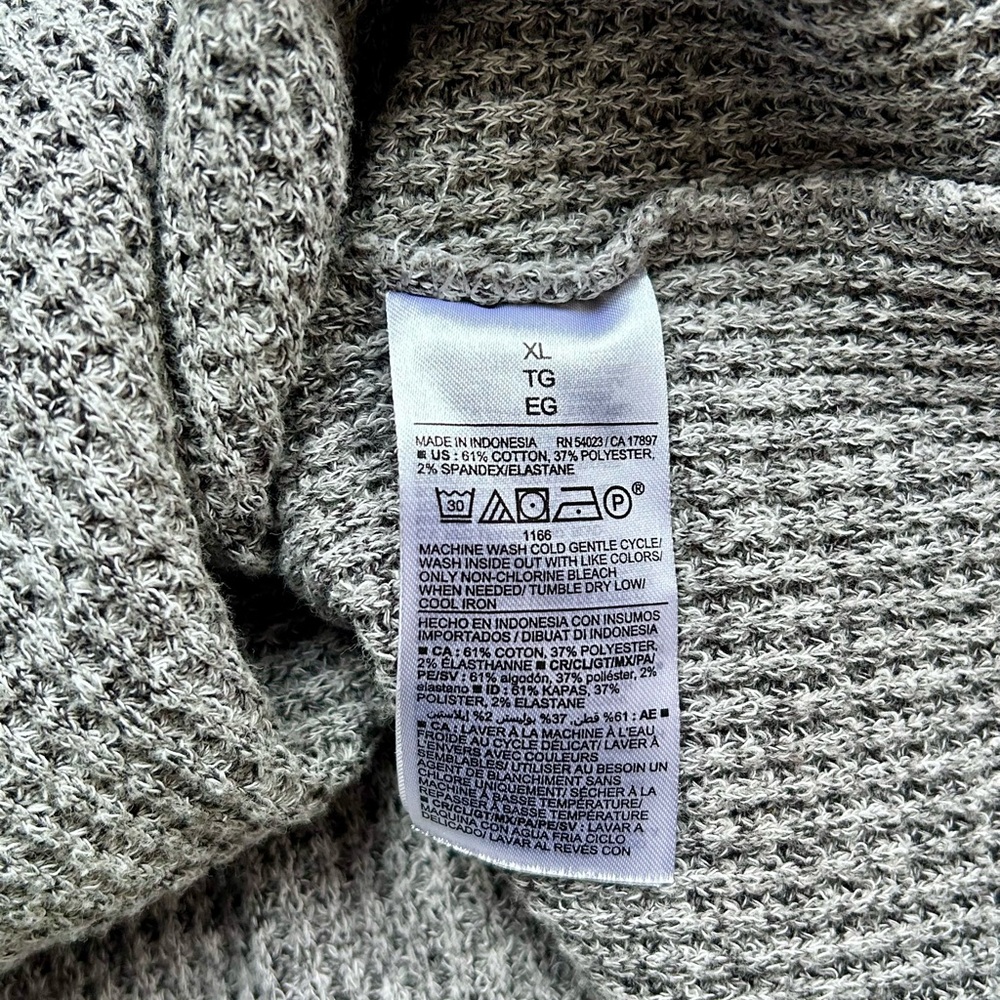 Old Navy Waffle-Knit Henley Top Long Sleeve Women’s Sweater. Size:XL - Picture 5 of 6